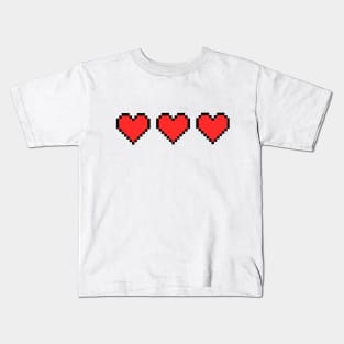 love pixel art Kids T-Shirt